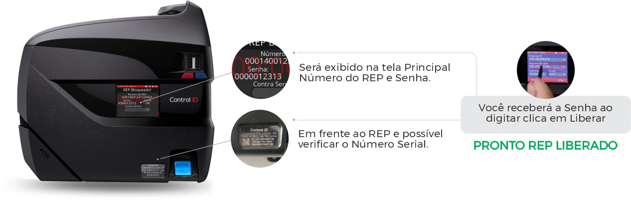 Desbloqueio do Relógio de Ponto iDClass iDClass